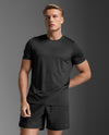 Motion Soft Jersey Tee - Black/Black