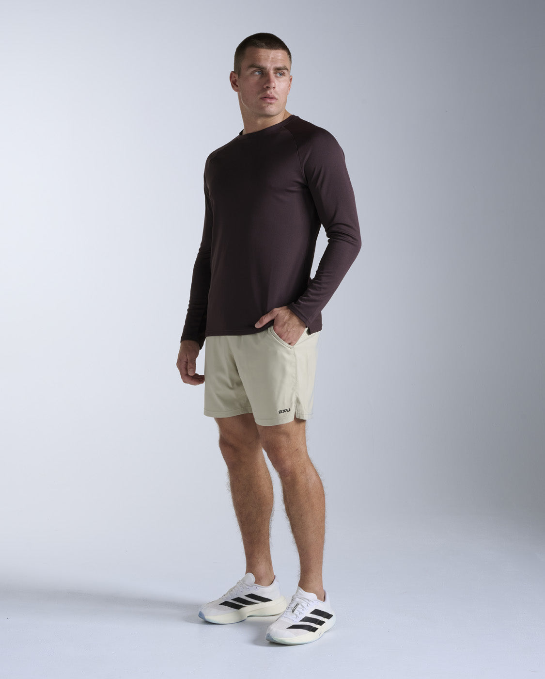 Aero Long Sleeve, Bark/Black Reflective