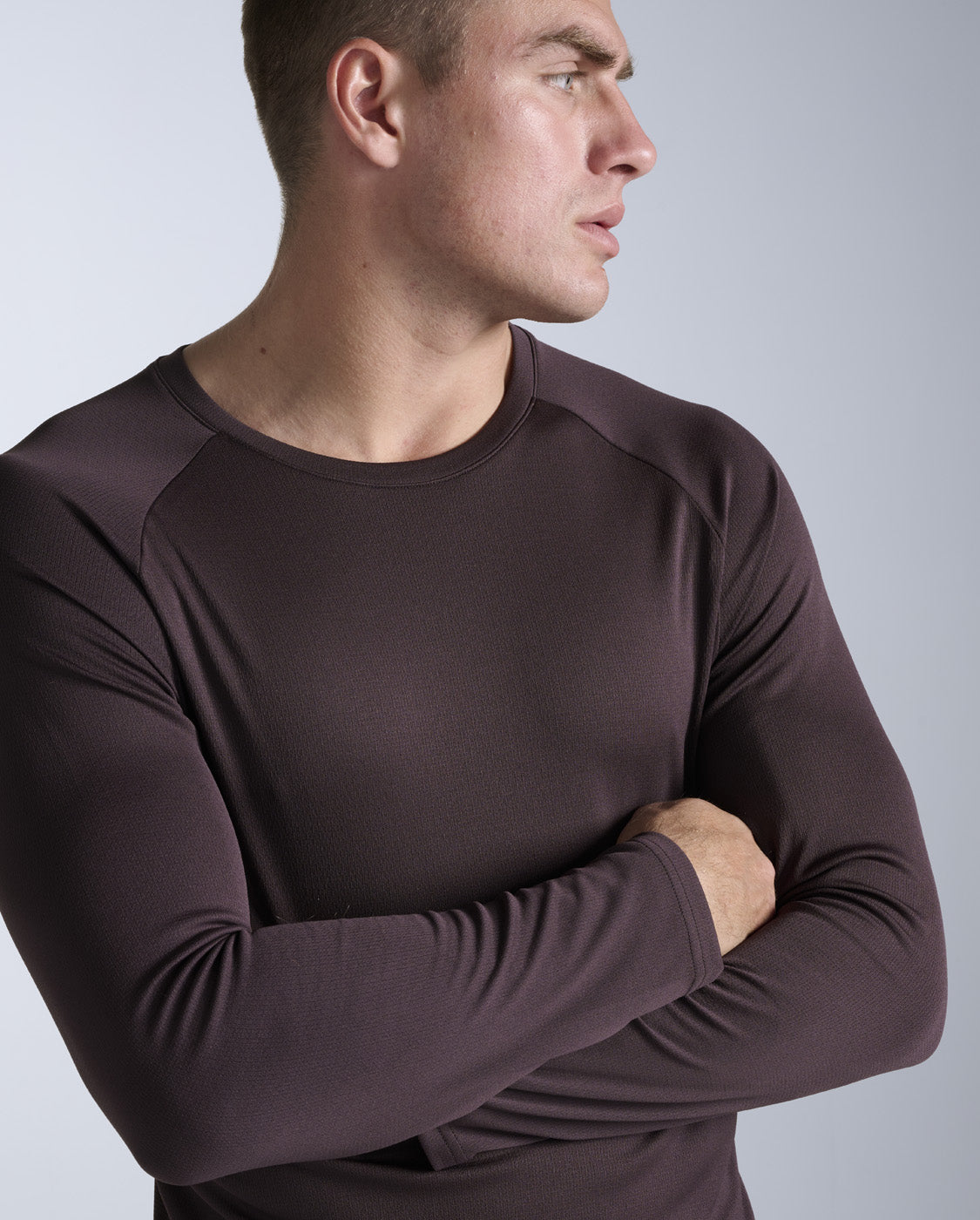 Aero Long Sleeve, Bark/Black Reflective