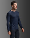 Aero Mesh Long Sleeve - MIDNIGHT/SILVER REFLECTIVE