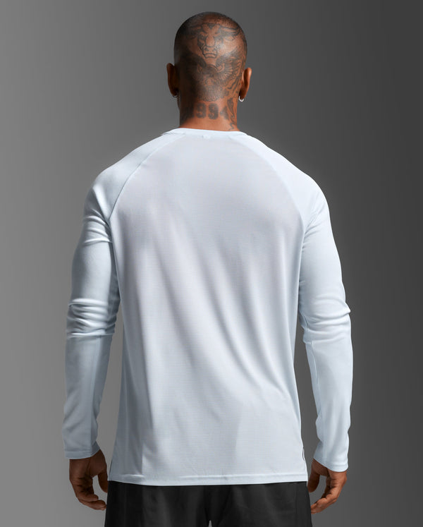 Aero Mesh Long Sleeve, Moonstone/Black Reflective