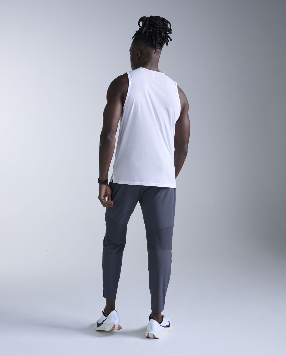 Aero Mesh Tank, Smoke Blue Marble/Black Reflective