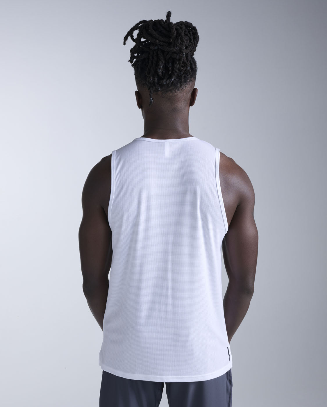 Aero Mesh Tank, Smoke Blue Marble/Black Reflective