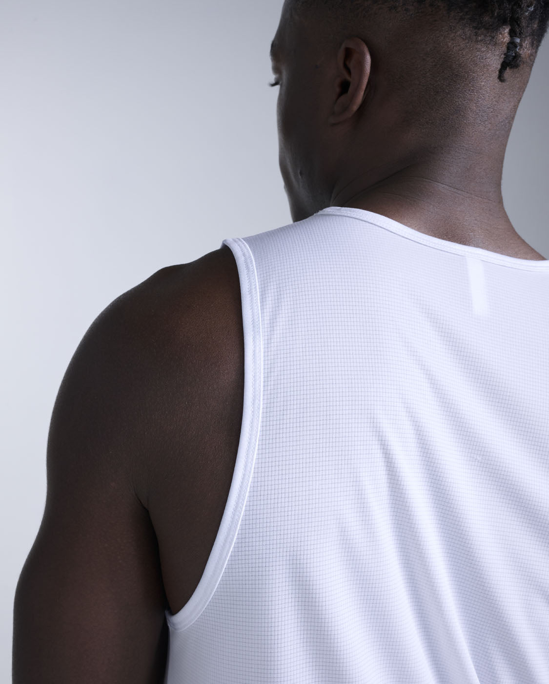Aero Mesh Tank, Smoke Blue Marble/Black Reflective