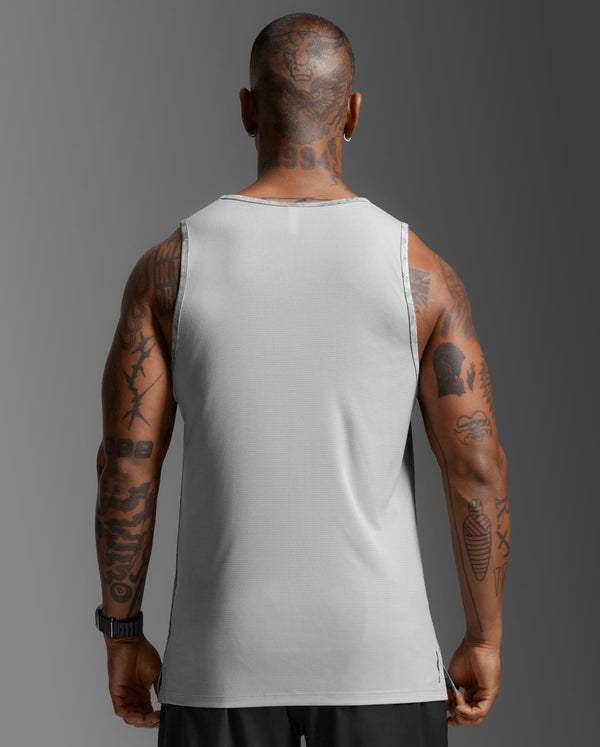 Aero Mesh Tank, Weathervane Marble/Black Reflective