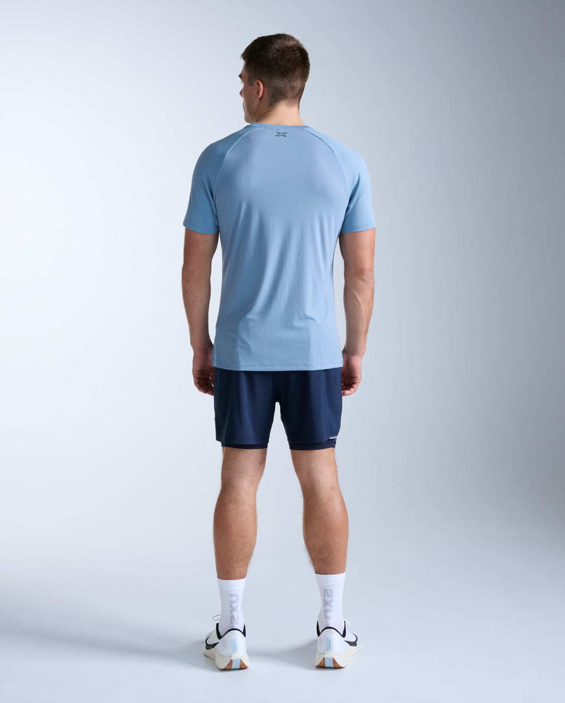 Aero Tee, Blue Shade/Black Reflective