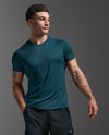 Aero Mesh Tee - DARK MOSS/SILVER REFLECTIVE
