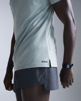 Aero Mesh Tee, Smoke Blue/Black Reflective