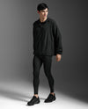 Aero Hex Windbreaker - BLACK/SILVER REFLECTIVE
