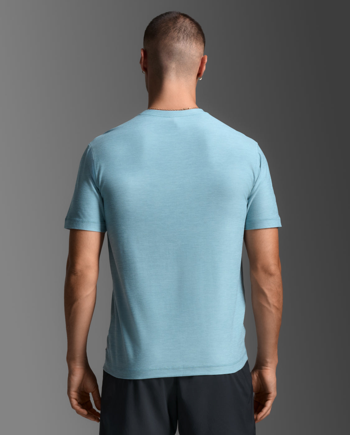 Signature Soft Jersey Tee, Chambray/Chambray