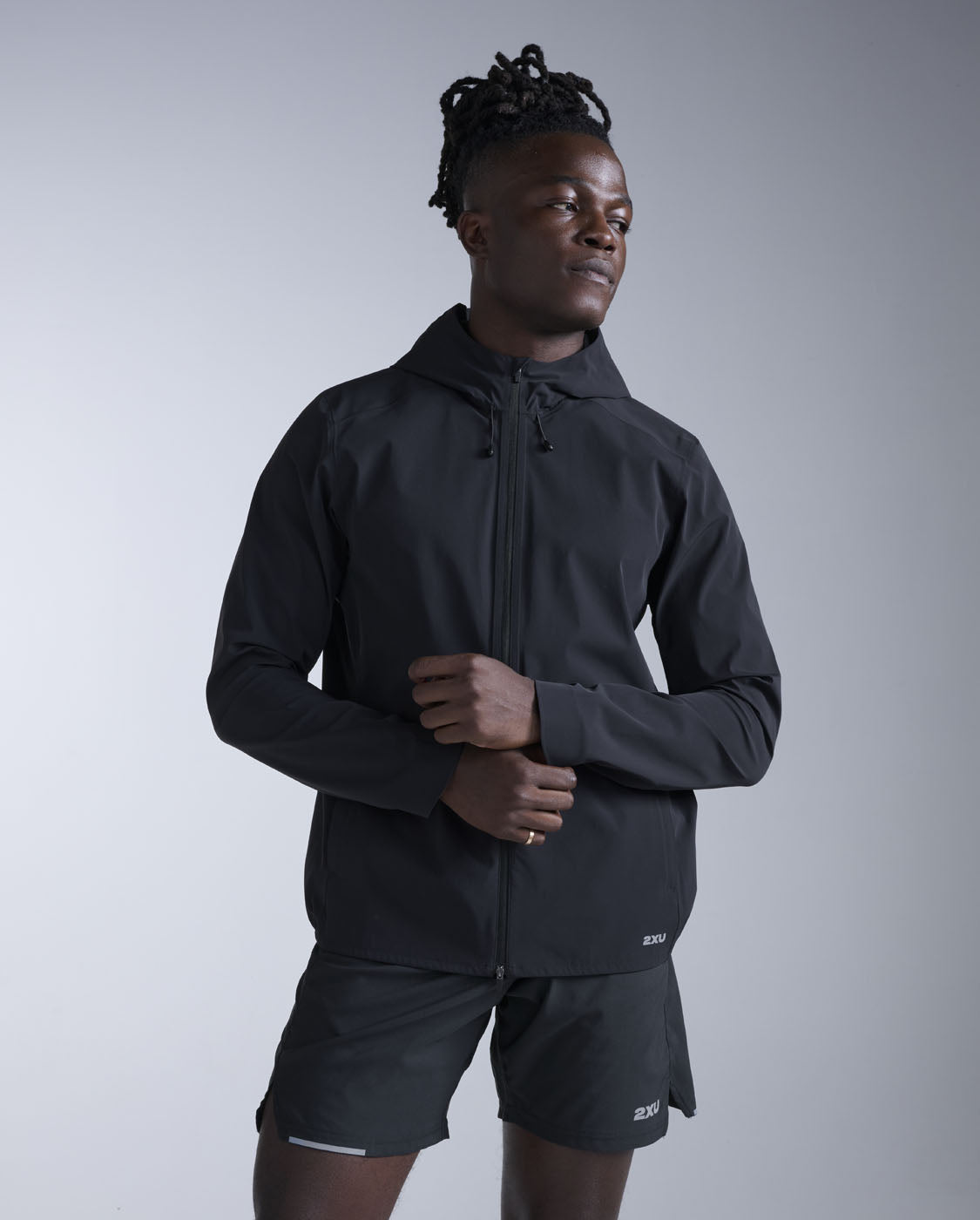 Ignition Shield Waterproof Jacket, Black/Silver Reflective