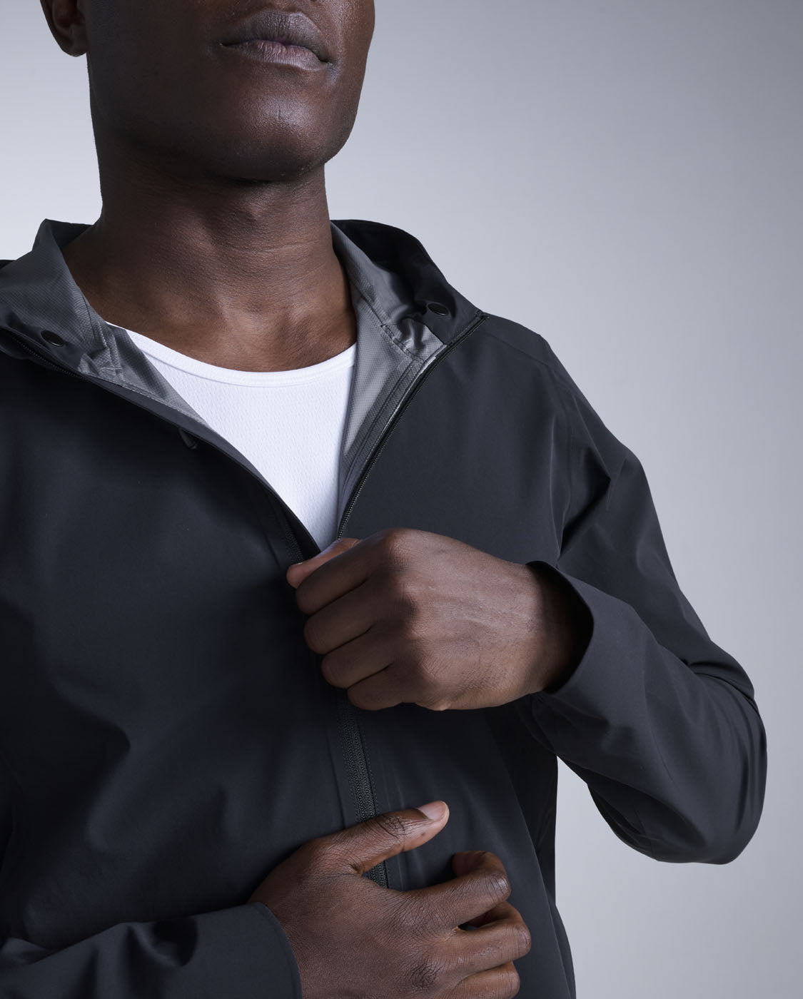 Ignition Shield Waterproof Jacket, Black/Silver Reflective