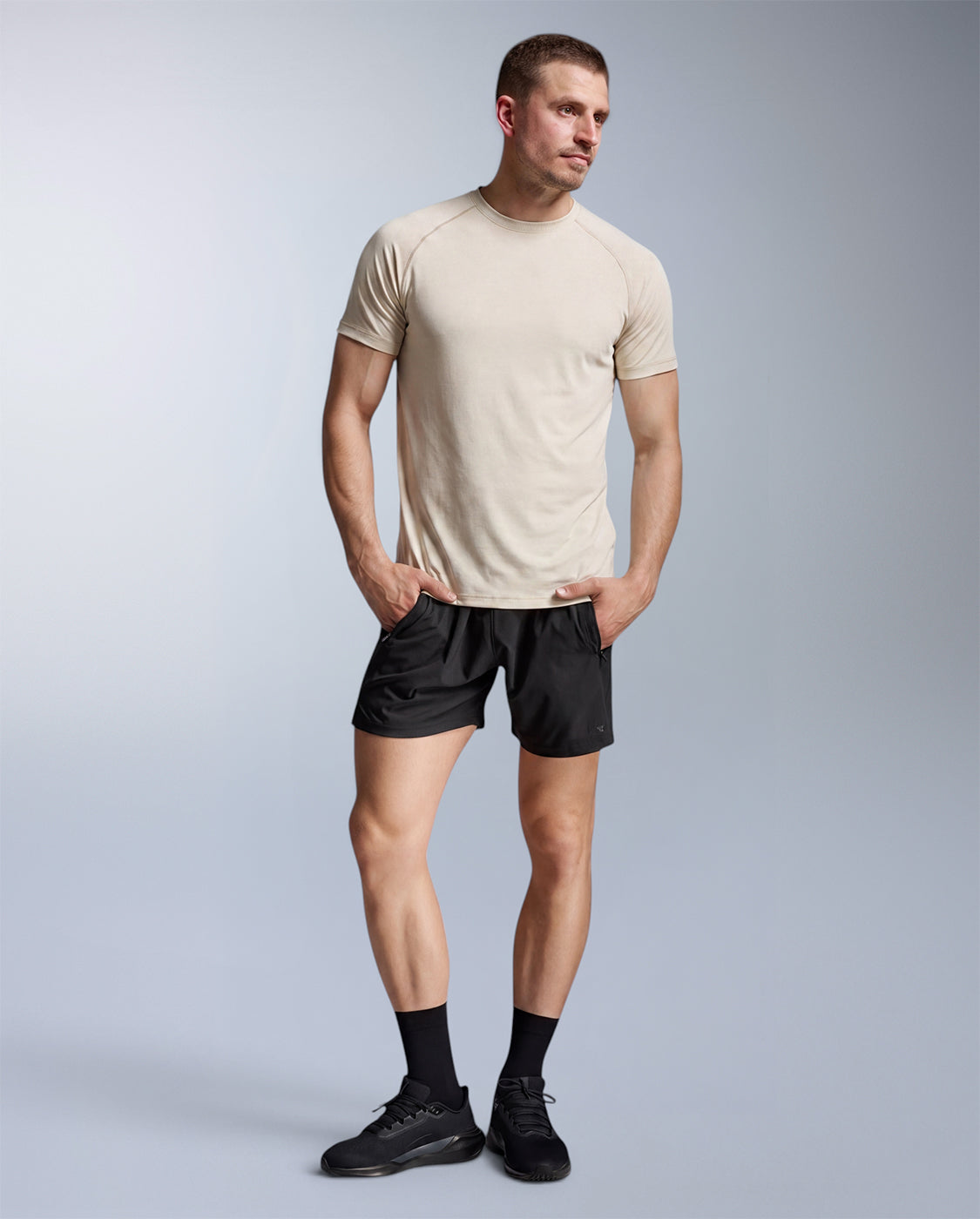 Force Tech Tee, Chalk/Chalk