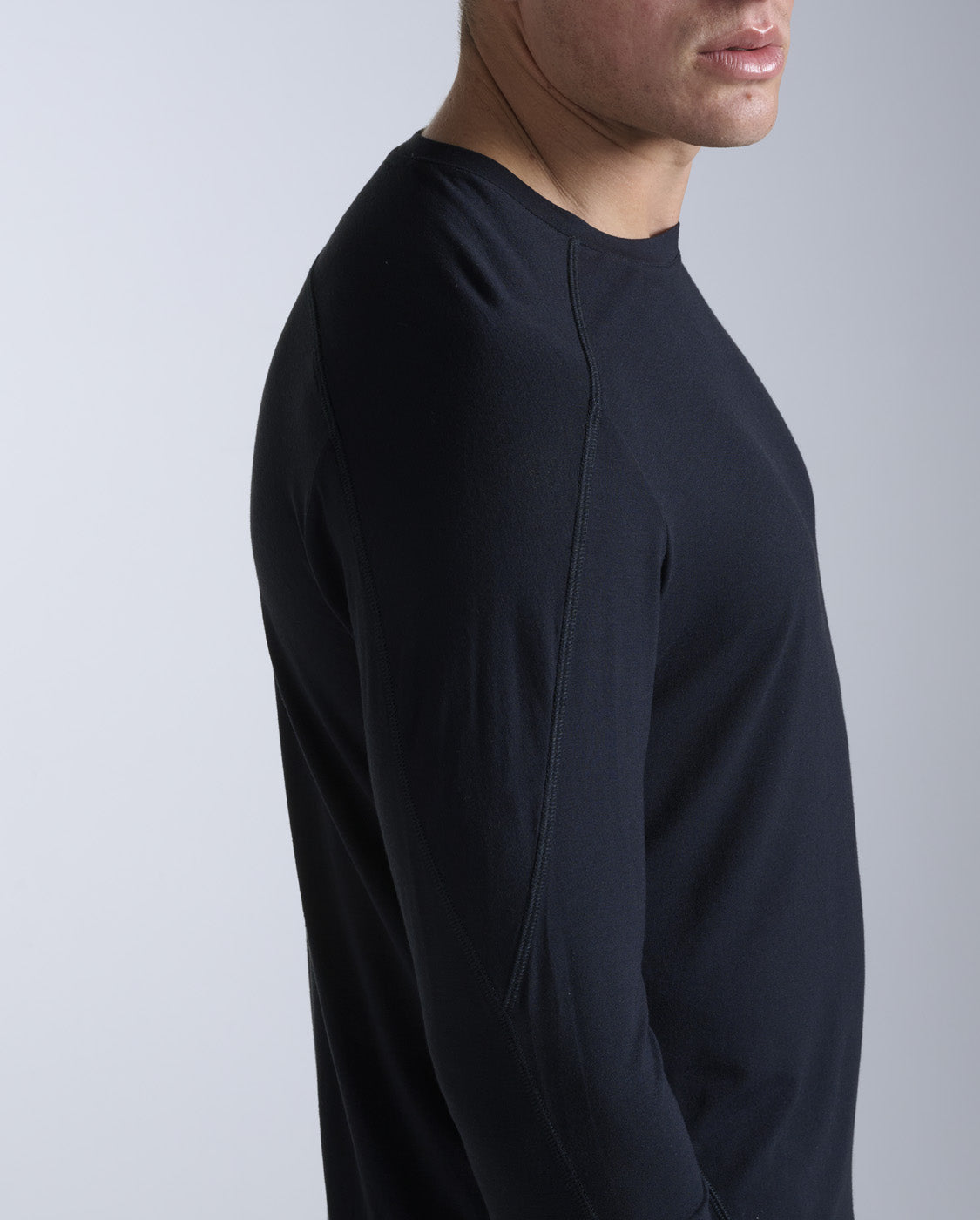 Ignition Wool Long Sleeve, Black/Black