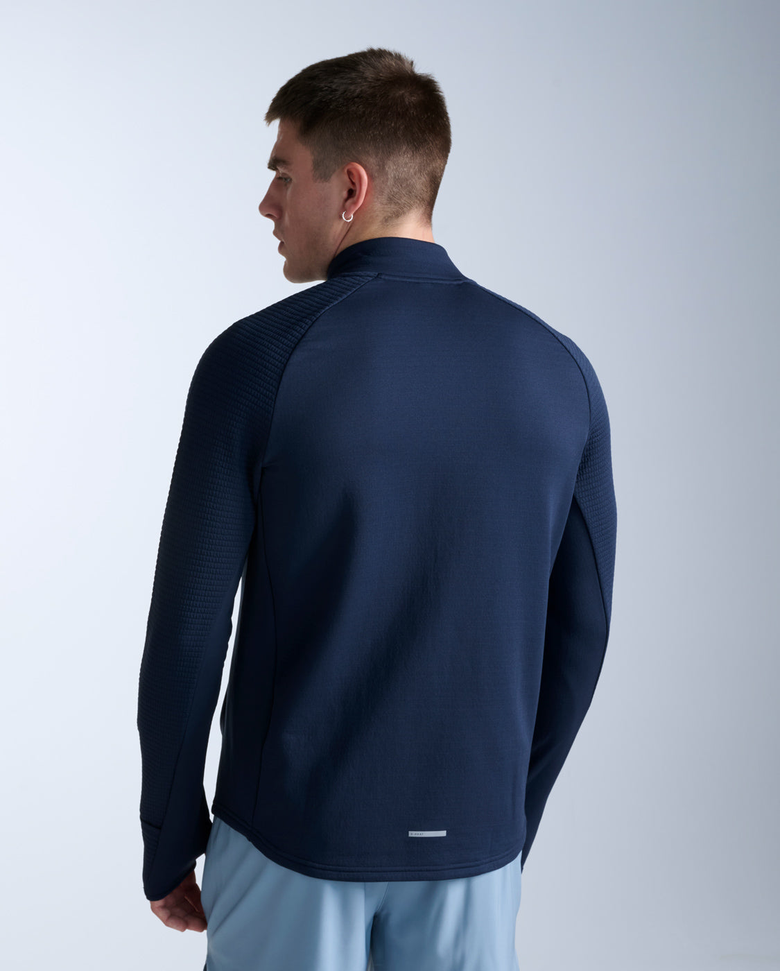 Ignition Haptic 1/4 Zip, Midnight/Silver Reflective