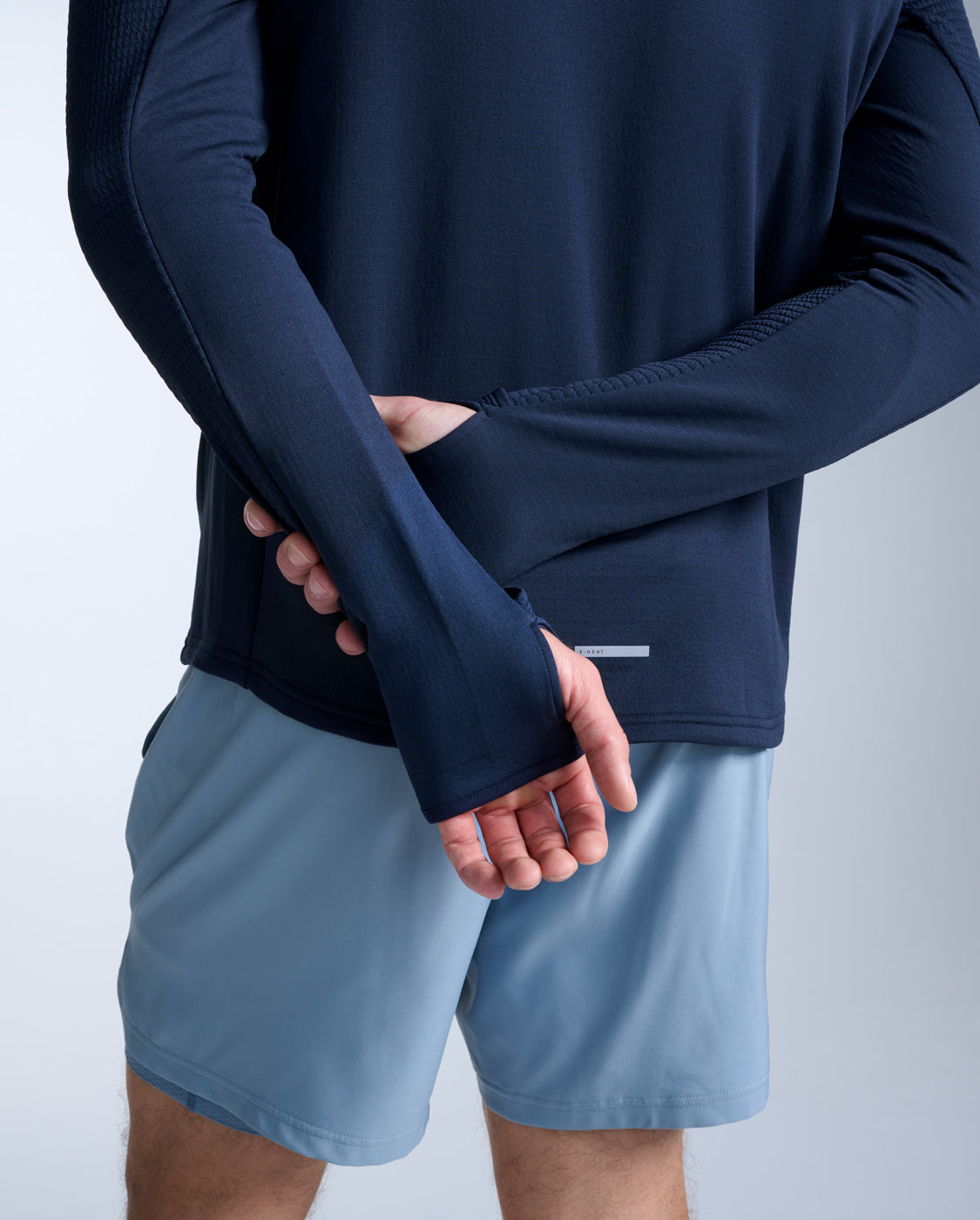 Ignition Haptic 1/4 Zip, Midnight/Silver Reflective