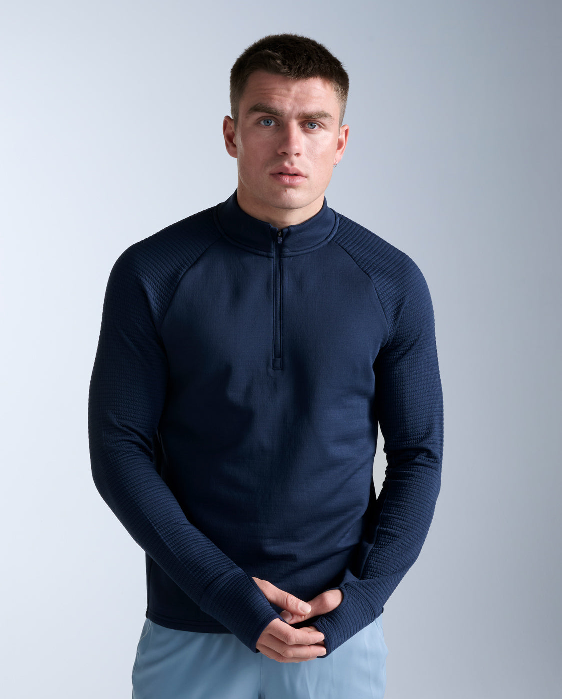 Ignition Haptic 1/4 Zip, Midnight/Silver Reflective