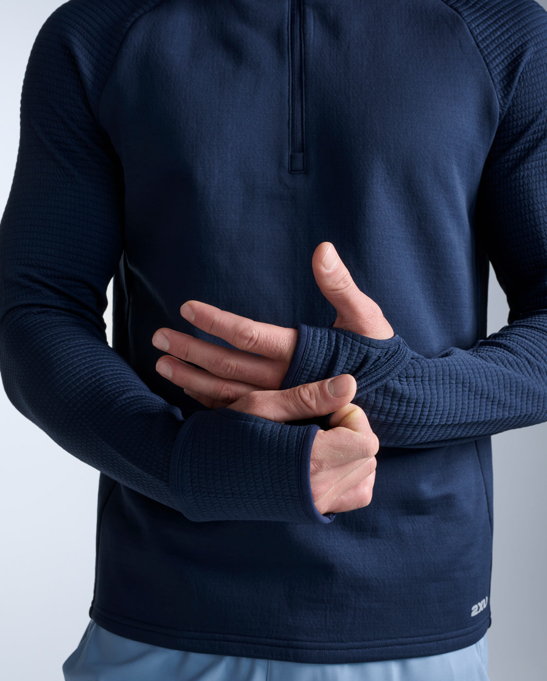 Ignition Haptic 1/4 Zip, Midnight/Silver Reflective