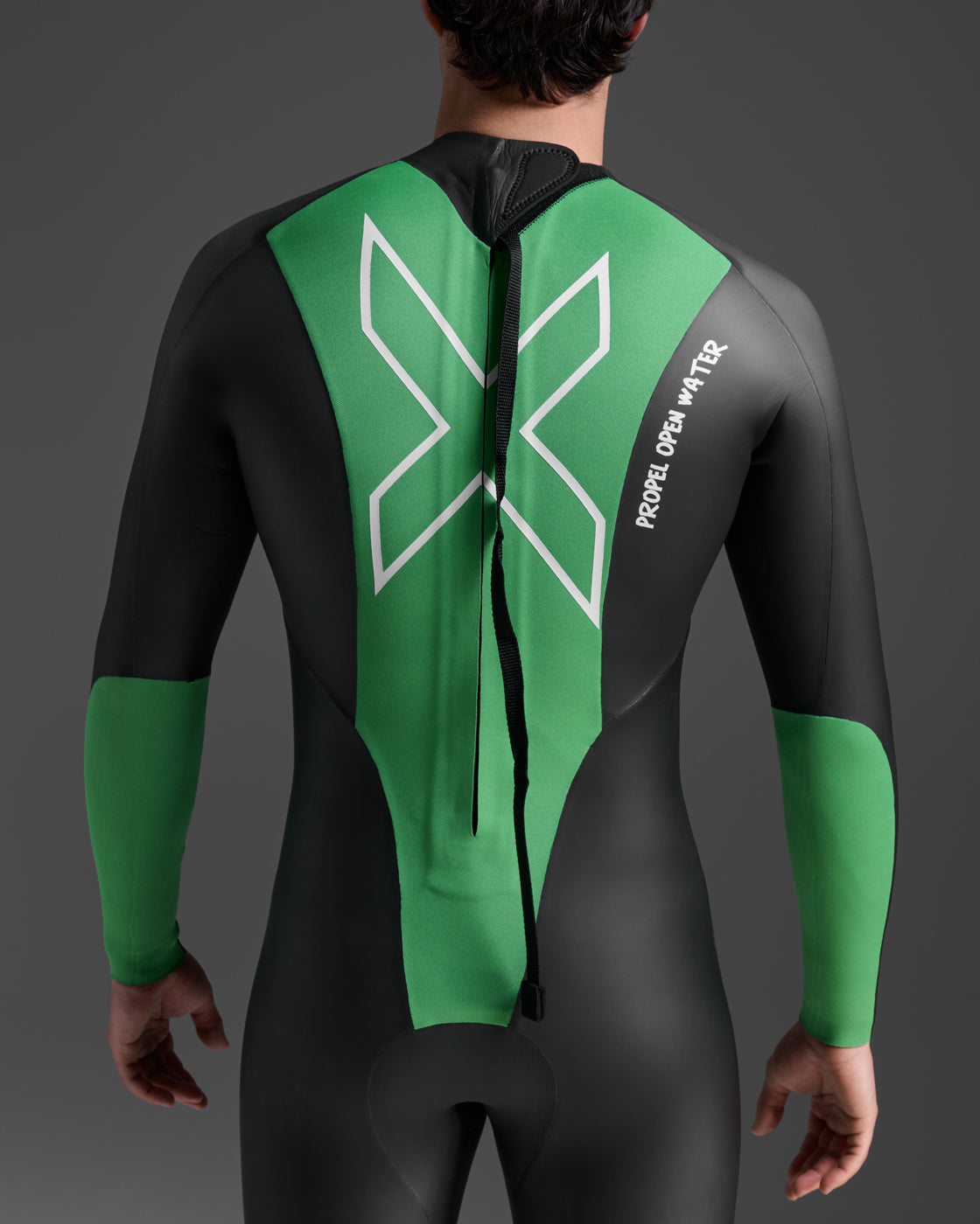 Propel:openwater Wetsuit, Black/Bright Green
