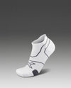 VECTR CUSHION NO SHOW SOCKS - WHITE/GREY