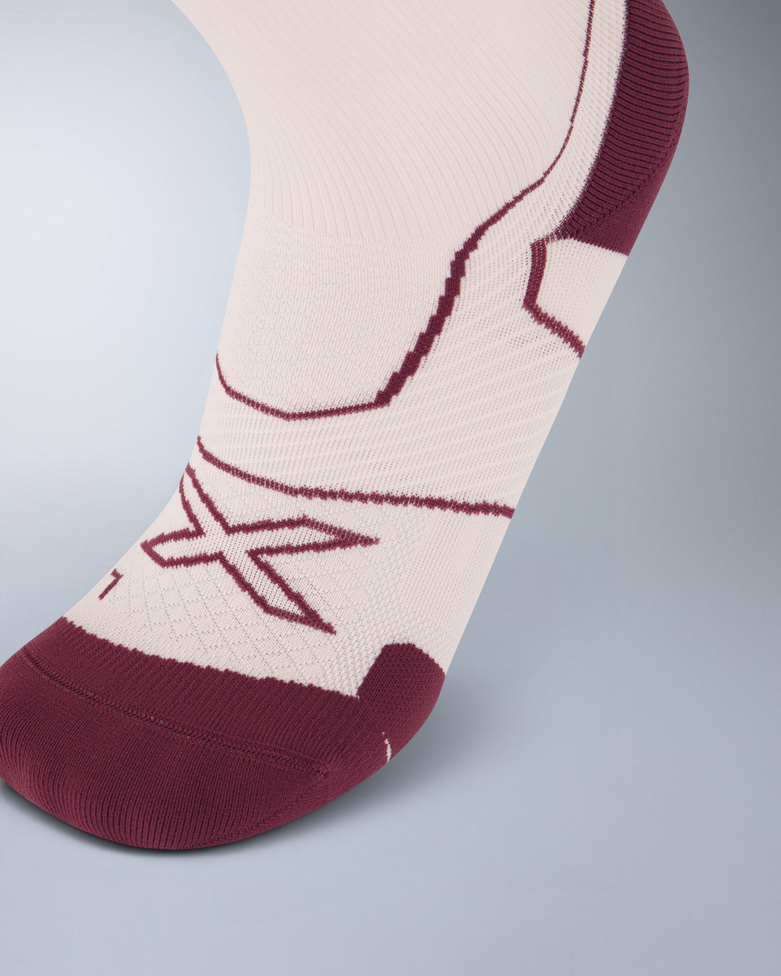 Vectr Cushion Crew Socks, Pink Frost/Sangria