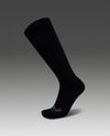 24/7 COMPRESSION SOCKS - BLACK/BLACK