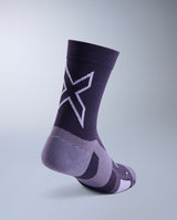 Vectr Light Cushion Crew Socks, Velvet Purple/Dusted Grape