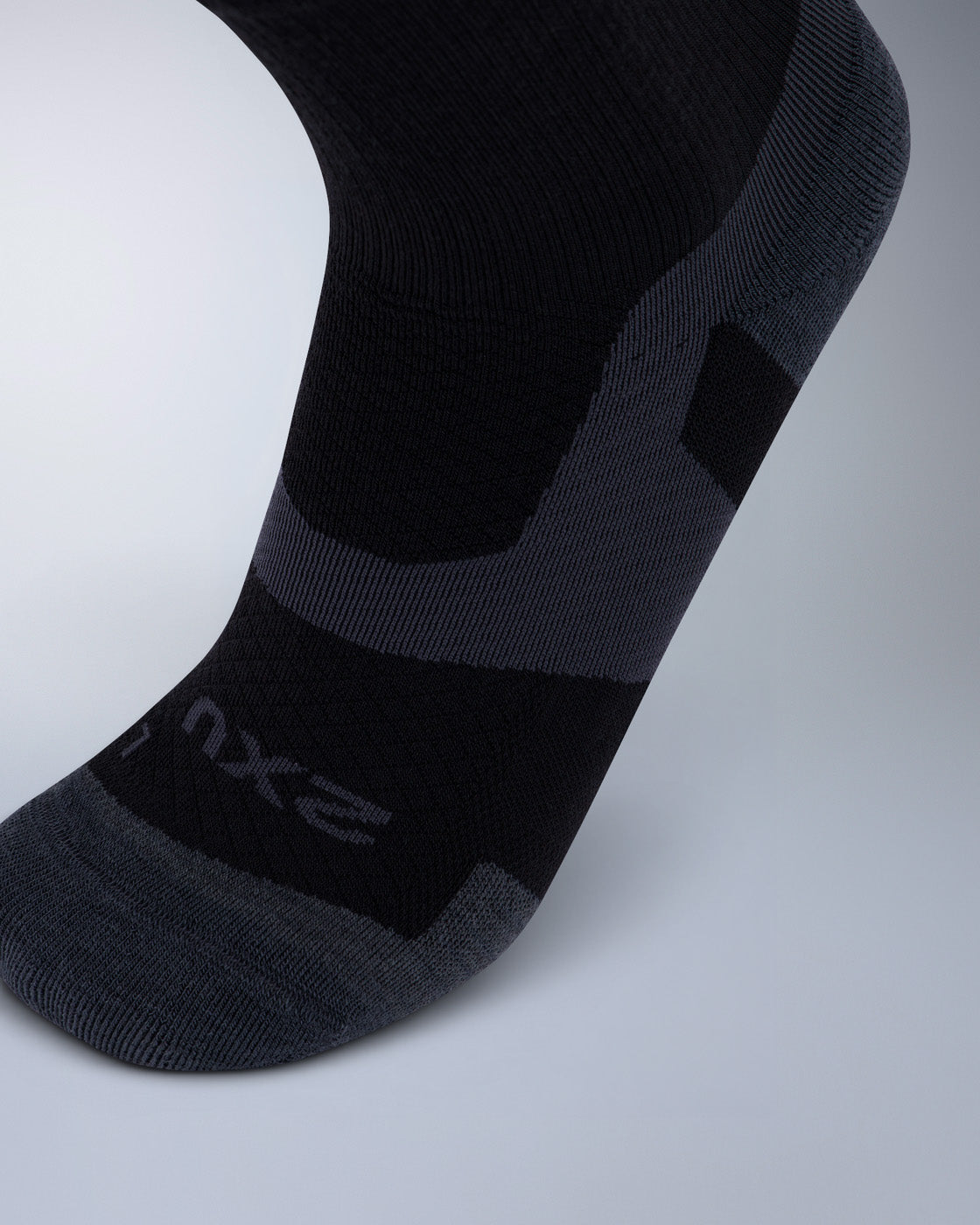Vectr Light Cushion Merino Crew Socks, Black/Titanium