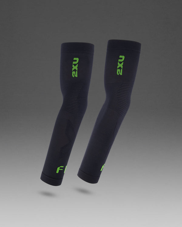 Recovery Fir Compression Arm Sleeves, Black/Nero