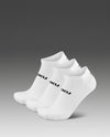 ANKLE SOCKS 3 PACK - WHITE/BLACK