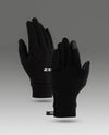 Run Glove - Black/Silver Reflective