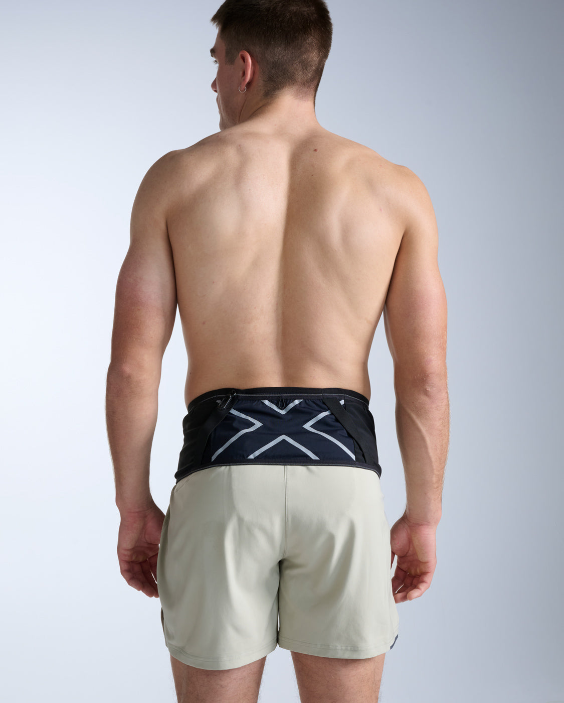Trail Ultra Run Belt, Black/Silver Reflective