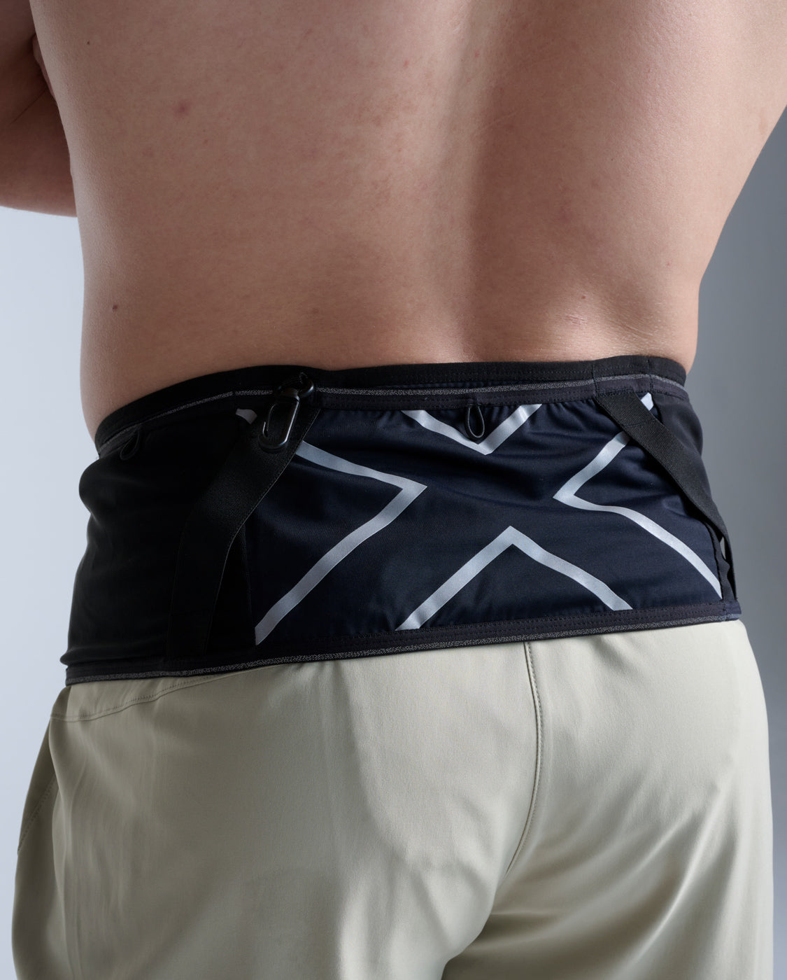 Trail Ultra Run Belt, Black/Silver Reflective