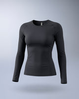 Core Compression Long Sleeve, Black/Black