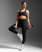 Form Stash Hi-Rise Compression Tights, Black/Black1