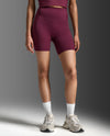 Form Stash Hi-Rise Bike Shorts - AMARETTO/AMARETTO