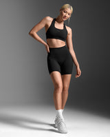 Form Stash Hi-Rise Compression 6 Inch Shorts, BlackBlack1