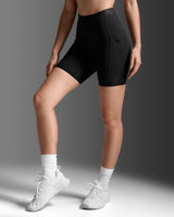 Form Stash Hi-Rise Compression 6 Inch Shorts, BlackBlack1