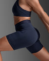 Form Stash Hi-Rise Compression 6 Inch Shorts - MIDNIGHT/MIDNIGHT1
