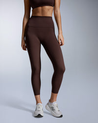 Form Stash Hi-Rise Compression 7/8 Tights, Bark/Bark
