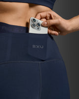 Form Stash Hi-Rise Compression 7/8 Tights, Midnight/Midnight