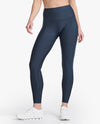 AERO SCULPT HI-RISE COMPRESSION TIGHS - INDIA INK/WHITE REFLECTIVE