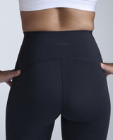 Flex Hi-Rise Compression Tights, Black/Black