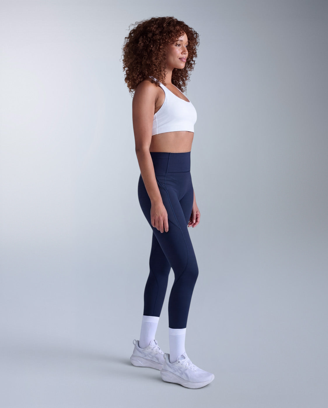 Flex Hi-Rise Compression Tight, Midnight/Midnight