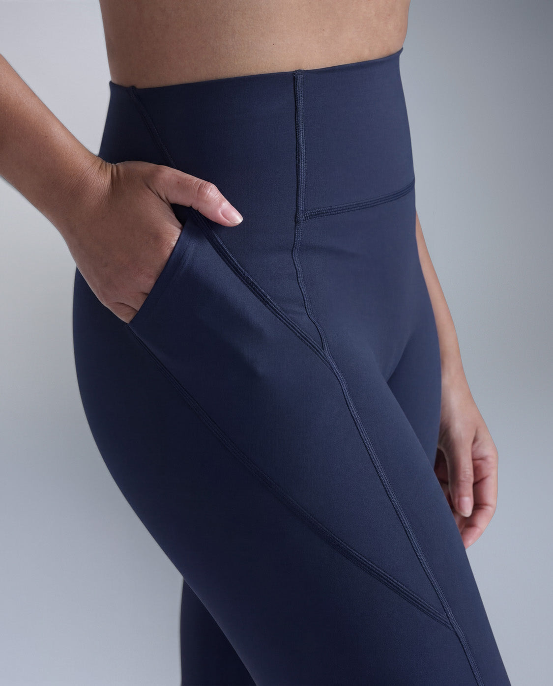 Flex Hi-Rise Compression Tight, Midnight/Midnight