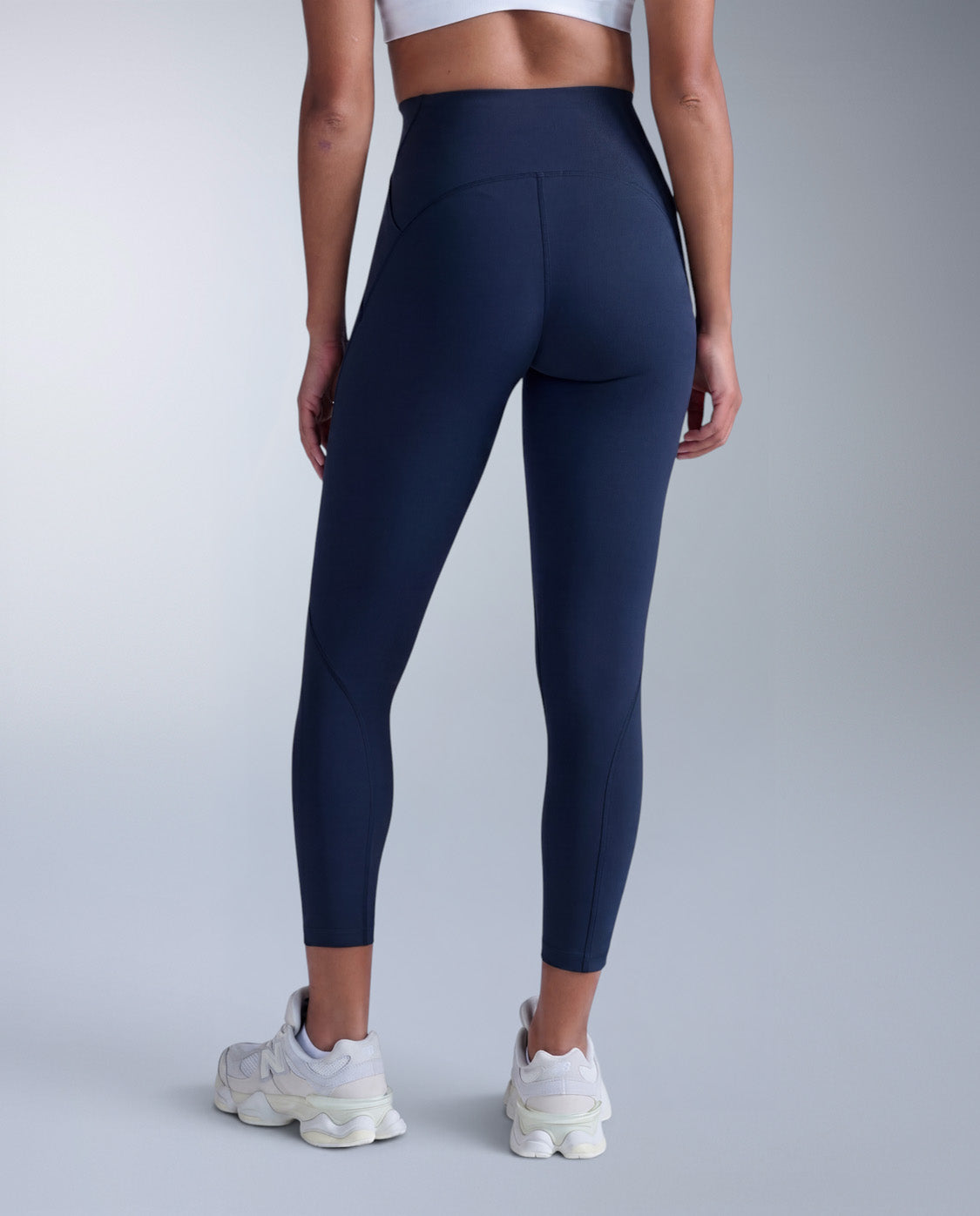Flex Hi-Rise Compression 7/8 Tights, Midnight/Midnight