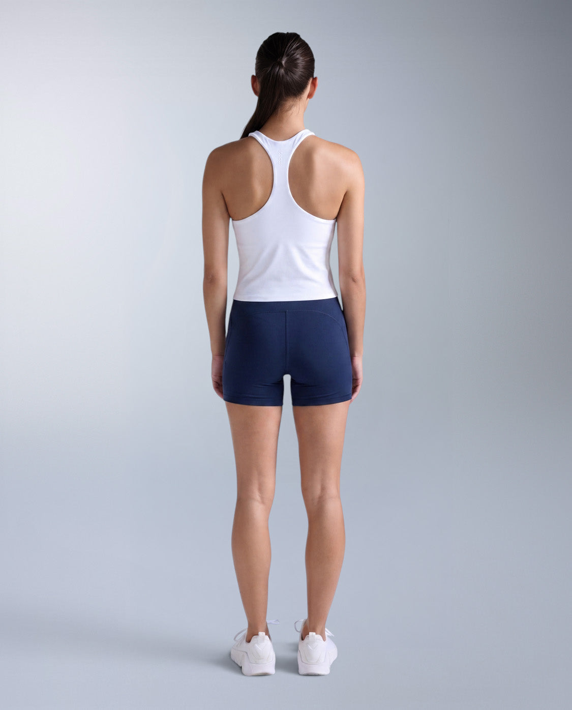 Flex Hi-Rise Compression 4 Inch Short, Midnight/Midnight