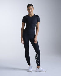 Core Compression Short Sleeve, Black/Black
