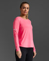 <br>Aero Long Sleeve - Pink Glow/White Reflective