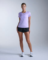 Light Speed Tech Tee, Lavender/Lavender Reflective